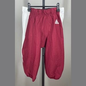 NEW Adidas Football Pants Mens Large red white athletic sports gear